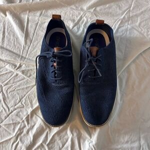 Cole Haan Men's Wingtip‎ Oxfords Blue Size 9.5 Casual Loafers